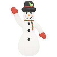 VidaXL Sneeuwpop opblaasbaar met led's 805 cm - thumbnail