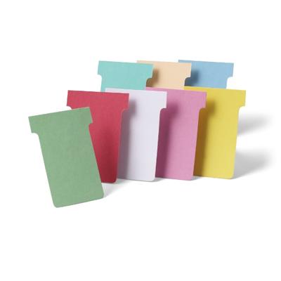 Nobo T-planbordkaarten index 2, ft 85 x 60 mm, lichtblauw
