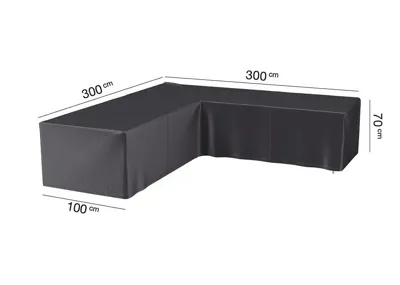 Platinum AeroCover Hoek LoungeBank hoes 300x300x100xH70cm