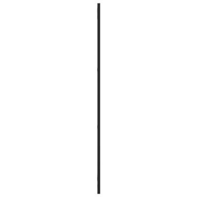 VidaXL Wandspiegel rechthoekig 30x100 cm ijzer zwart