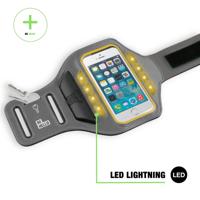 BeHello Universal LED Sportsarmband L Black - thumbnail