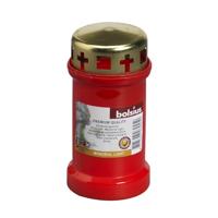 Bolsius herdenkingslicht met deksel rood - thumbnail