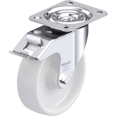 Blickle L-PO 125R-FI Zwenkwiel met rem Wieldiameter: 125 mm Draagvermogen (max.): 250 kg 1 stuk(s)
