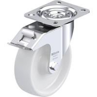 Blickle L-PO 125R-FI Zwenkwiel met rem Wieldiameter: 125 mm Draagvermogen (max.): 250 kg 1 stuk(s) - thumbnail
