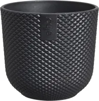 elho bloempot jazz rond mini d7 h7cm Living black - thumbnail
