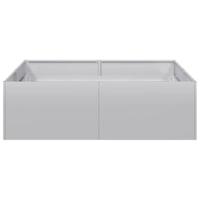 Plantenbak 100x100x30 cm gegalvaniseerd staal - thumbnail