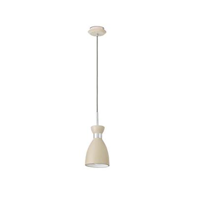 Hanglamp beige retro design retro jaren 60 fitting E14 Spaans design Faro 20016