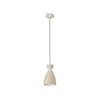 Hanglamp beige retro design retro jaren 60 fitting E14 Spaans design Faro 20016 - thumbnail