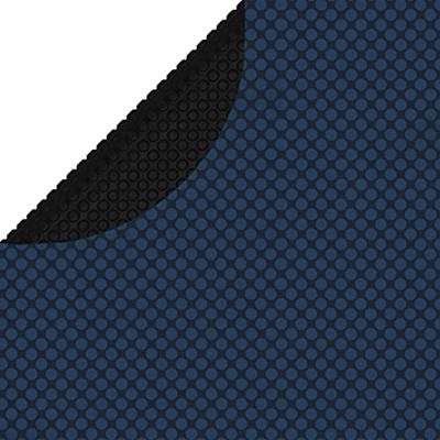VidaXL Zwembadfolie solar drijvend 210 cm pe zwart en blauw