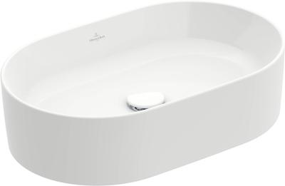 Villeroy & Boch Collaro Opzetwastafel 56x36x14,5cm wit alpin CeramicPlus