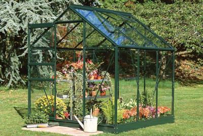 Tuinkas Popular 66 groen gecoat van veiligheidsglas 3mm - Royal well