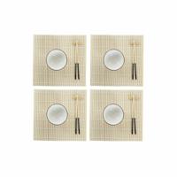 Sushi set DKD Home Decor Bamboe Keramiek Wit Orientaals 14,5 x 14,5 x 31 cm (16 Onderdelen) - thumbnail