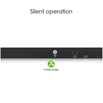 Zyxel GS1900-8HP v3 PoE Managed L2 Gigabit Ethernet (10/100/1000) Power over Ethernet (PoE) Zwart