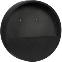 Wand bloempot Natural Wally 50x7 cm zwart - thumbnail