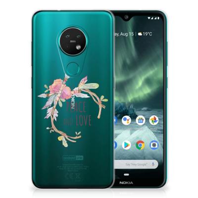 Nokia 7.2 | 6.2 Telefoonhoesje met Naam Boho Text Nokia 7.2 | 6.2 Telefoonhoesje met Naam Boho Text