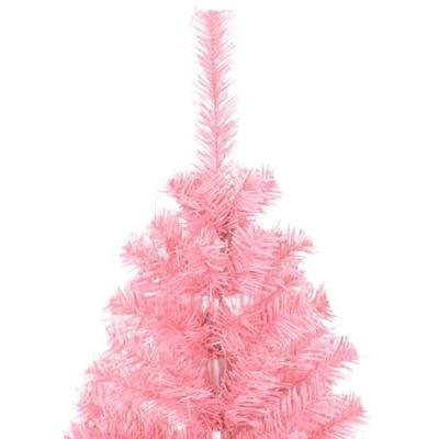 VidaXL Kerstboom met 150 led met standaard roze 120 cm pvc VidaXL Kerstboom met 150 led met standaard roze 120 cm pvc