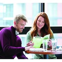 Fellowes lamineerhoes Admire Easyfold Enhance80 ft A3, 160 micron (2 x 80 micron), pak van 25 stuks - thumbnail