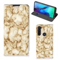 Motorola Moto G Pro | Standcase | Marmer Goud - thumbnail