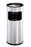 Durable 333023 Papierbak 17 l Metaal (Ø x h) 260 mm x 620 mm Zwart Met asbak 1 stuk(s) - thumbnail