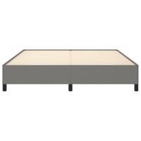 Bedframe zonder matras stof donkergrijs 180x200 cm - thumbnail