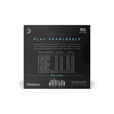 D&apos;Addario NYXL1138PS E9 snarenset voor 10-snarige Pedal Steel