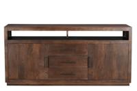 Livingfurn Dressoir 'Jaxx' Mangohout, 180cm, kleur Bruin - thumbnail