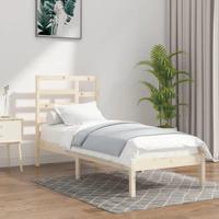 Bedframe massief hout 90x200 cm - thumbnail