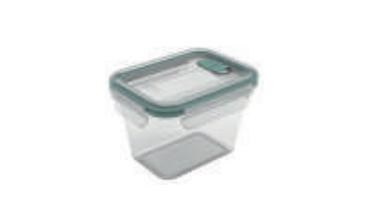 Rotho Nala Clic and Lock Vershouddoos 0.85L Mistletoe Green/Transparant