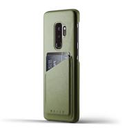 Mujjo Leather Wallet Case Galaxy S9 Plus groen - thumbnail
