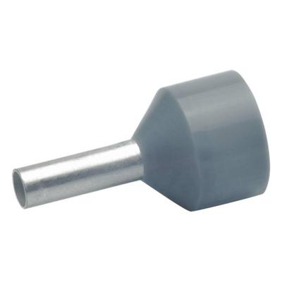 Klauke 4328 Adereindhulzen 1.5 mm² Deels geïsoleerd Zwart 100 stuk(s)