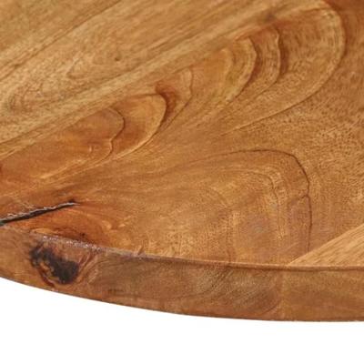 Tafelblad 40x2,5 cm rond massief ruw mangohout Tafelblad 40x2,5 cm rond massief ruw mangohout