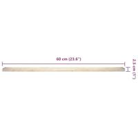 Tafelblad Ø50x2,5 cm marmer zwart - thumbnail