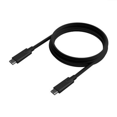 AISENS - A107-0705 - USB 3.2 Gen2 kabel 10 Gbps 4K @60Hz 5A 100W E-marker, type USB-C/M-USB-C/M, zwart, 3,0 m