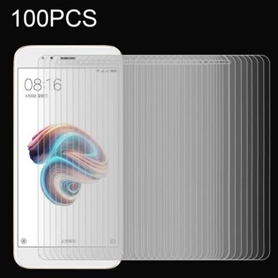 100 stuks Xiaomi Mi 5 X / A1 0 26 mm 9H oppervlaktehardheid 2.5D Explosieveilig volledig scherm getemperd glas scherm Film