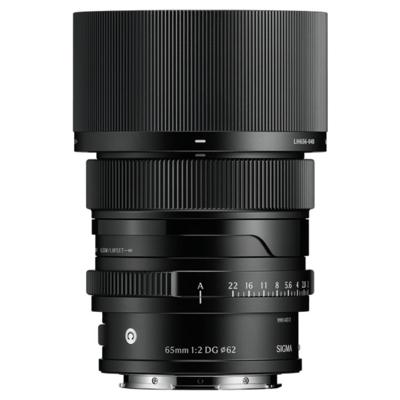 SIGMA 65mm f/2 DG Contemporary Sony E-mount - Zwart SIGMA 65mm f/2 DG Contemporary Sony E-mount - Zwart