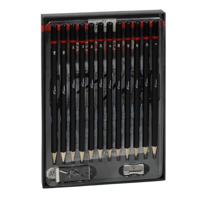 Creative Craft Group Tekenblok met potloden en puntenslijper, 15dlg