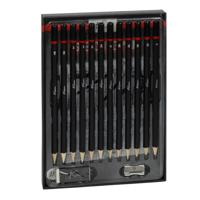 Creative Craft Group Tekenblok met potloden en puntenslijper, 15dlg - thumbnail