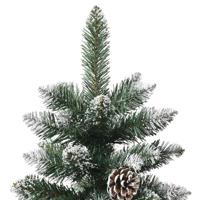 VidaXL Kunstkerstboom met 150 led groen 120 cm pvc en plastic en staal - thumbnail
