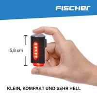 FISCHER FAHRRAD TWIN-60/30/15 Fietsverlichtingsset LED Zwart - thumbnail