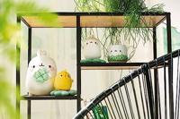 Molang Molang knuffeltje op klaver - 12 cm - thumbnail