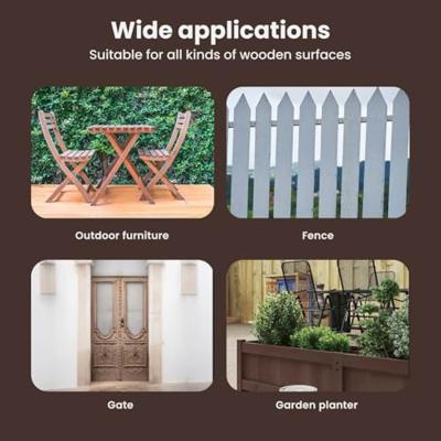 VidaXL Houtverf bruin 16,5 x 16,5 x 16 cm wandprint