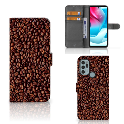 Motorola Moto G60s | Book Cover | Koffiebonen