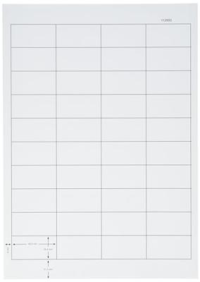 Q-CONNECT etiketten, wit, rechte hoeken, 48,5 x 25,4 mm, 100 vel, 40 etiketten per vel