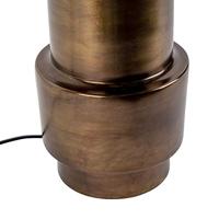 QAZQA Art Deco tafellamp brons zonder kap - Bruut - thumbnail