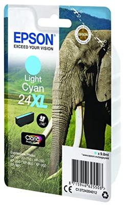 Epson Inktcartridge 24XL Origineel Foto cyaan C 13 T 24354012 Epson Inktcartridge 24XL Origineel Foto cyaan C 13 T 24354012