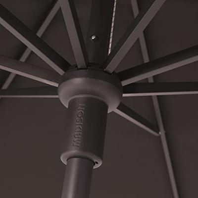 Parasol Syros Rond Ø3,5m - Grijs - thumbnail