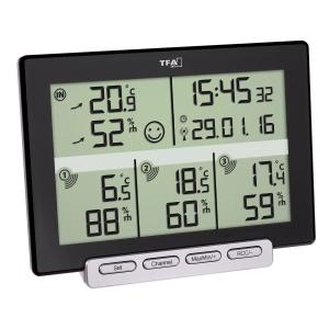 TFA Dostmann Multi-Sens 30.3057.01 Draadloze thermo- en hygrometer Zwart