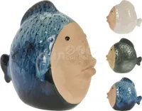 Beeld Vis Porselein 19cm Assorti 1st - thumbnail