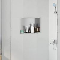 Douche Niche Zilver 45 x 30 x 9.5 cm Roestvrij staal - thumbnail