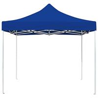 VidaXL Partytent professioneel inklapbaar 2x2 m aluminium blauw - thumbnail